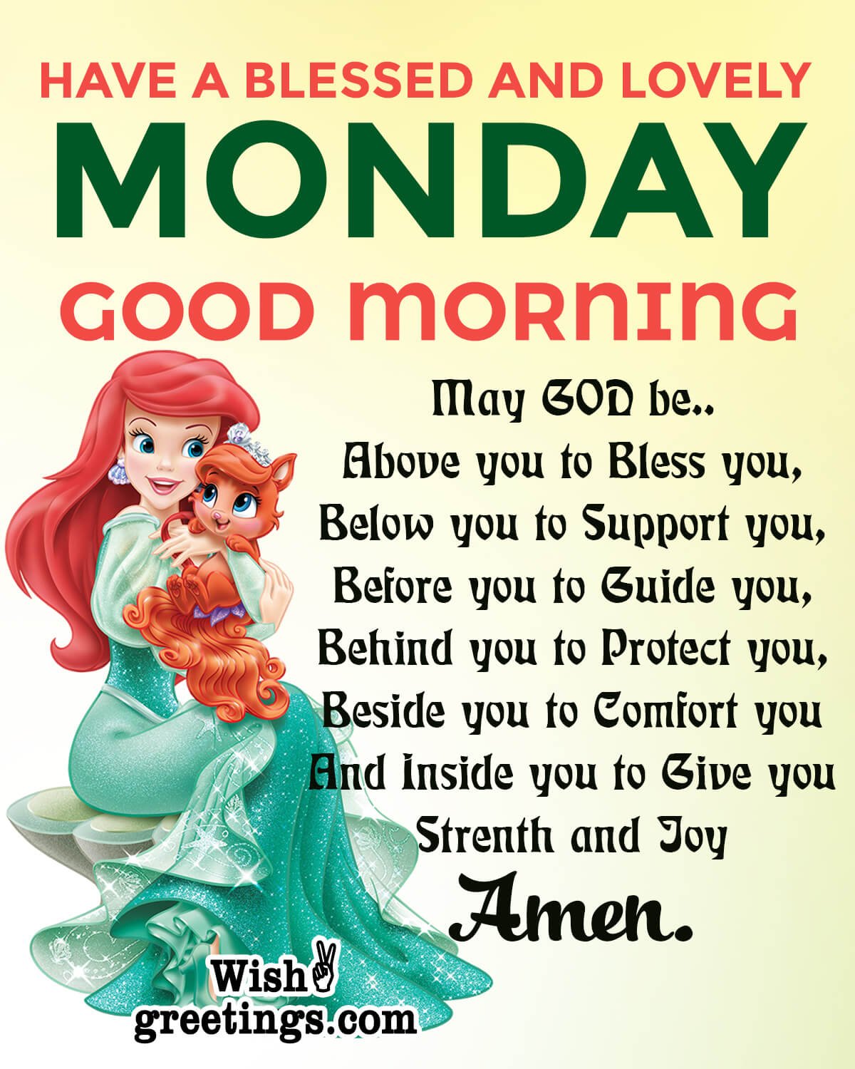 Blessed And Lovely Monday Message Image