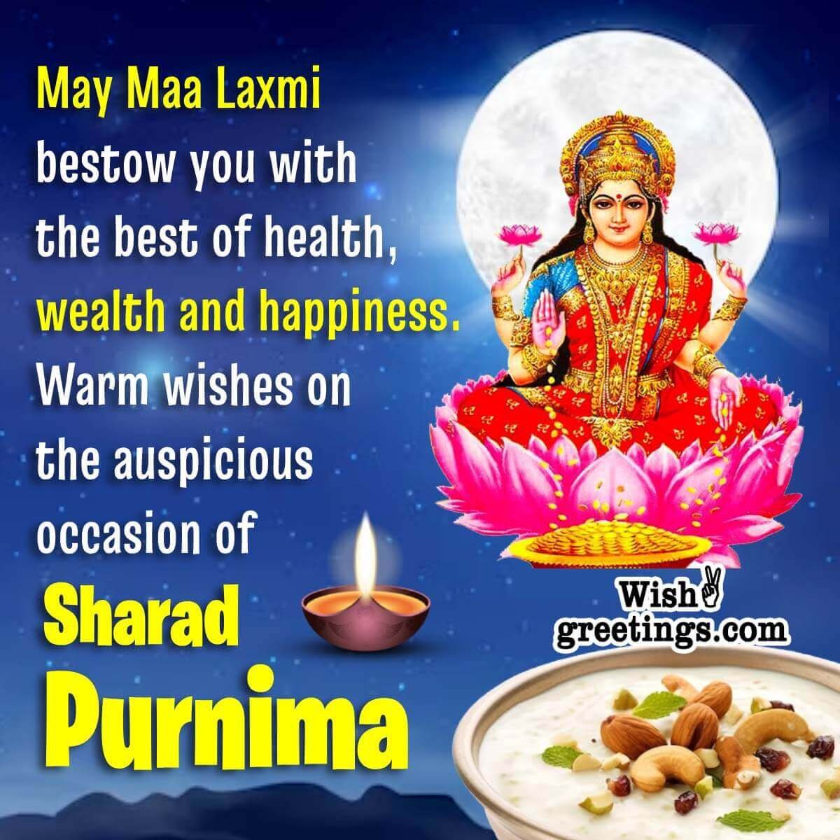 Happy Sharad Purnima Wish Image