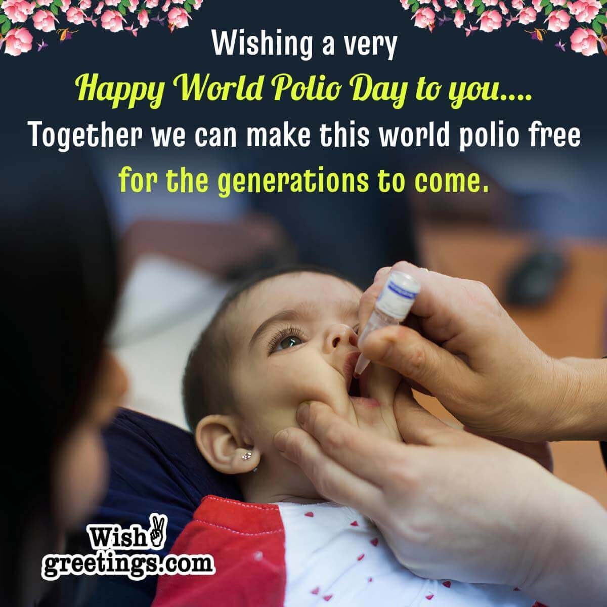 Happy World Polio Day Wish Pic