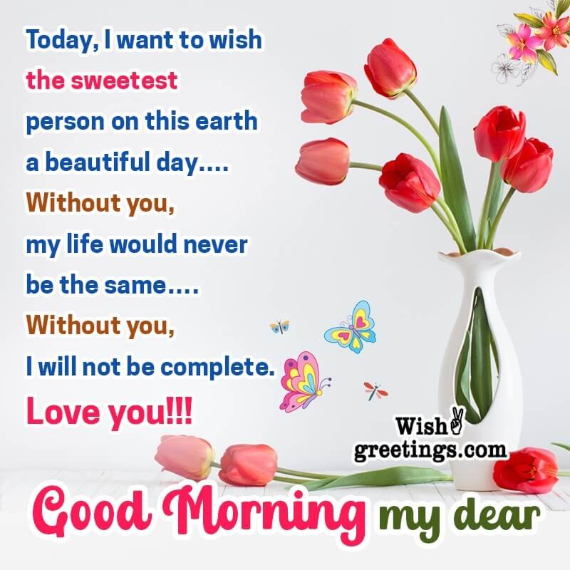 Sweet Good Morning Love Message