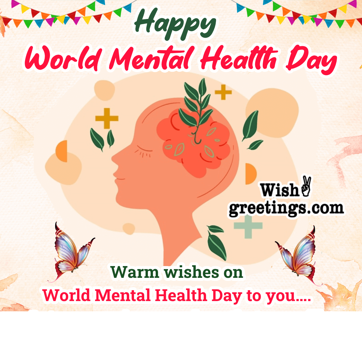 Warm Wishes On Happy World Mental Health Day