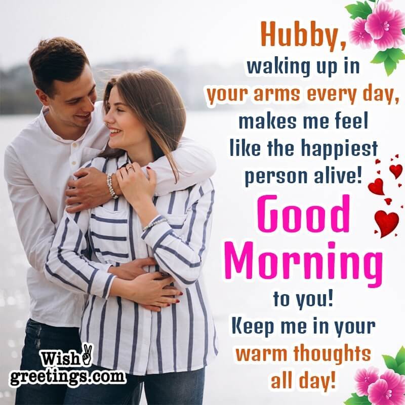 Good Morning Messages for Husband - Wish Greetings