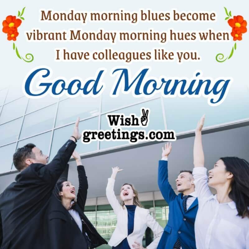 Happy Monday Morning Greeting Photo