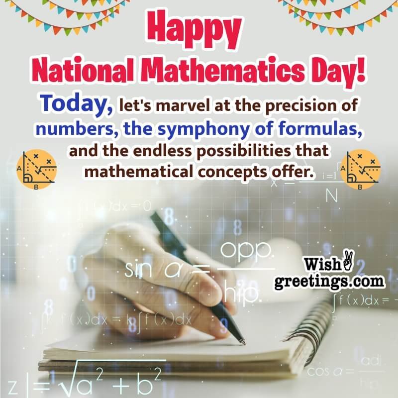 National Mathematics Day Messages Quotes