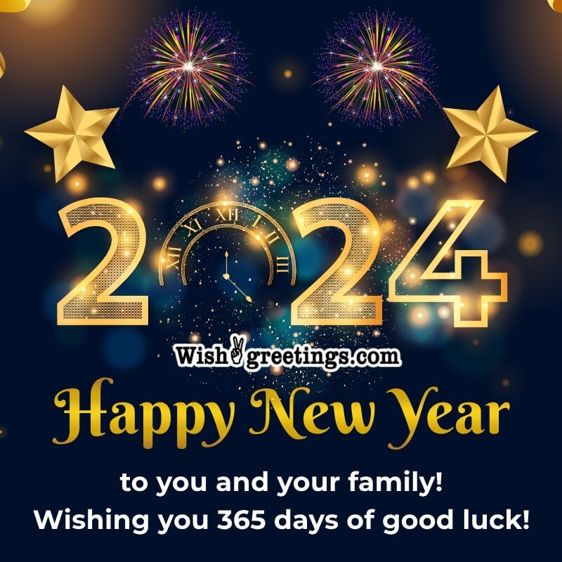 Happy New Year 2024 Greeting Image