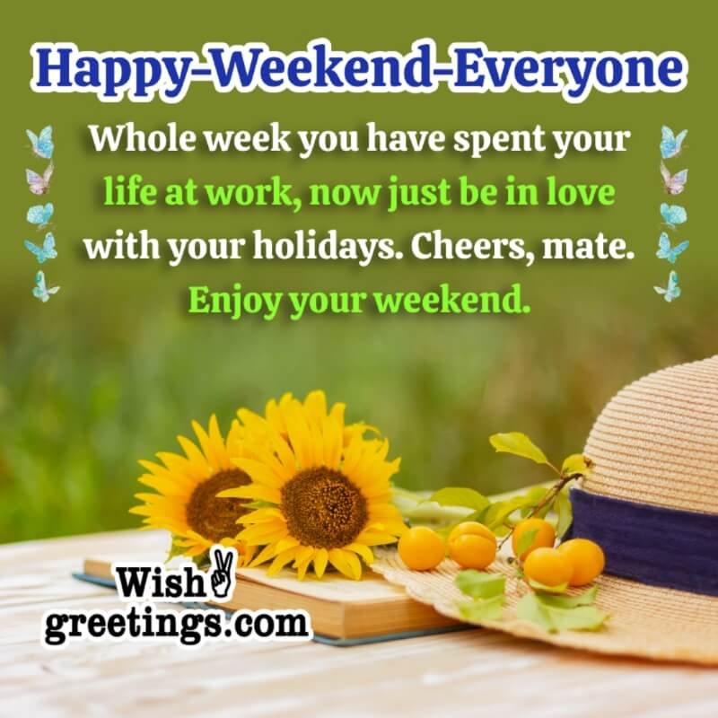 Happy Weekend Wish Image