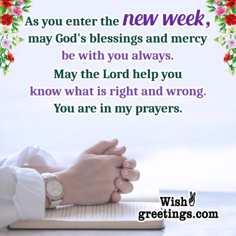 New Week Blessing Message