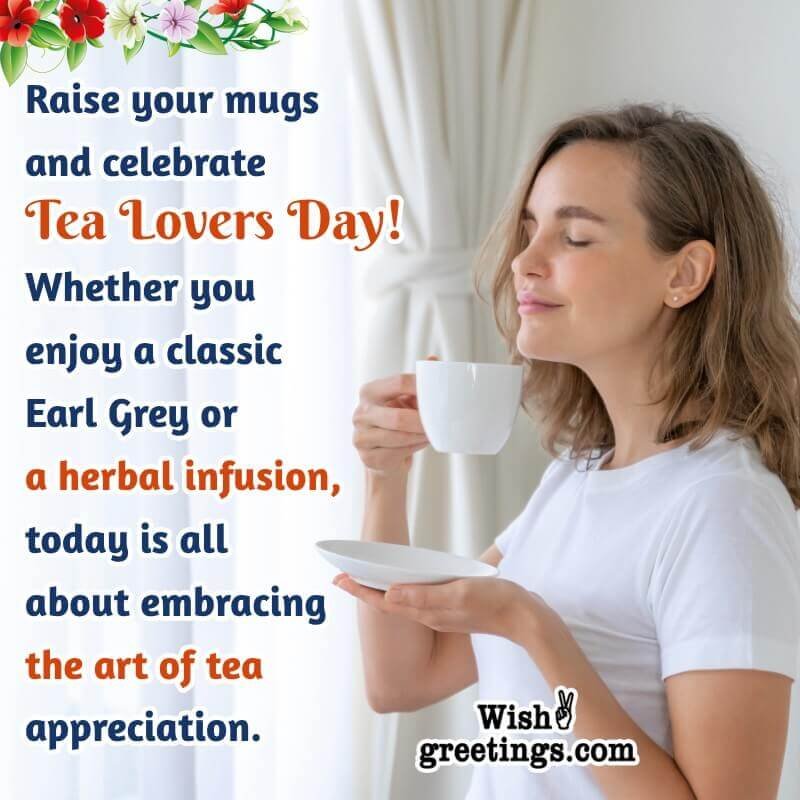 Tea Lovers Day Messages