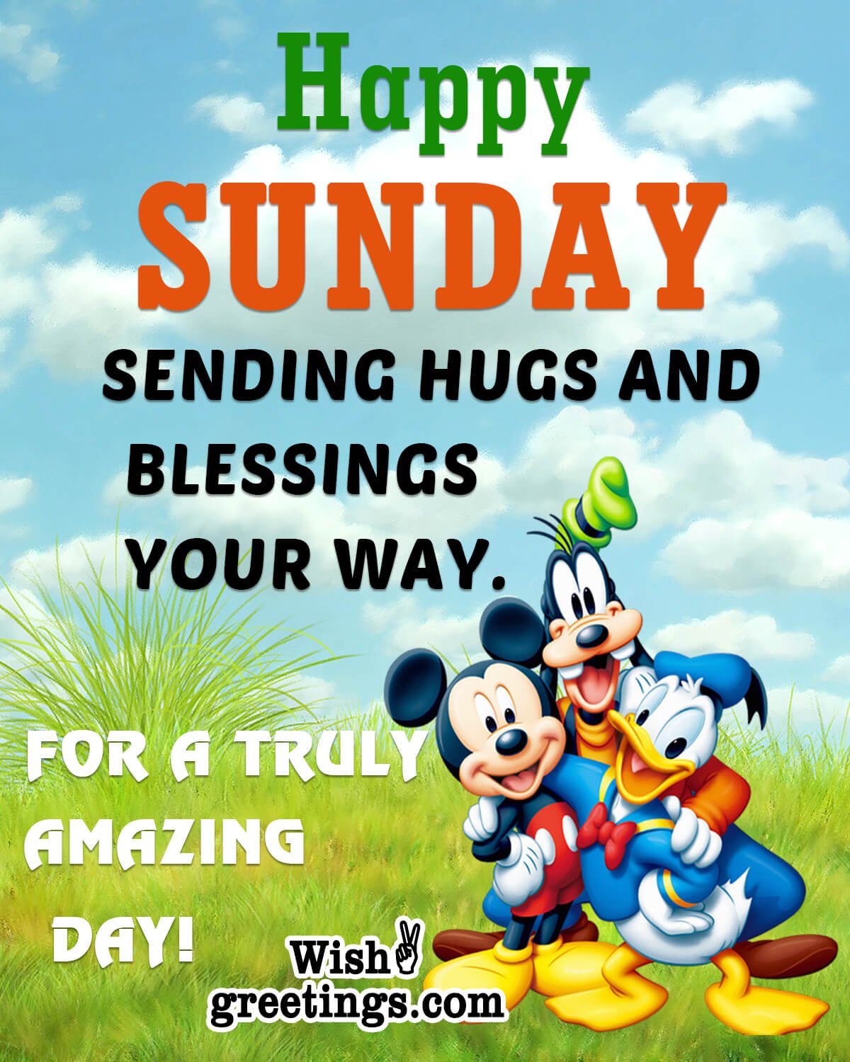 Happy Sunday Morning Wish Pic