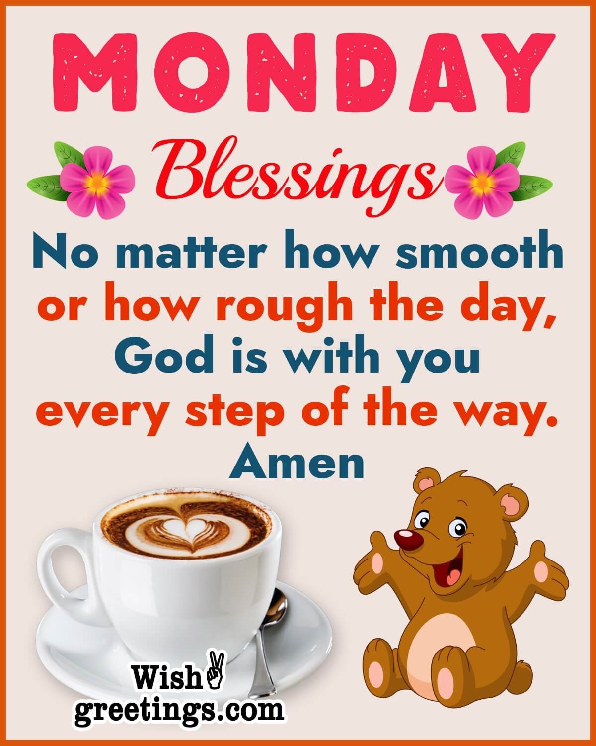 Monday Blessing Morning Message Picture