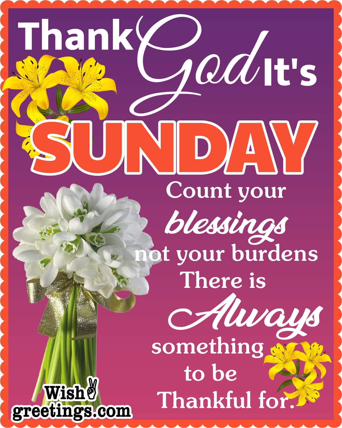 Thank God Its Sunday