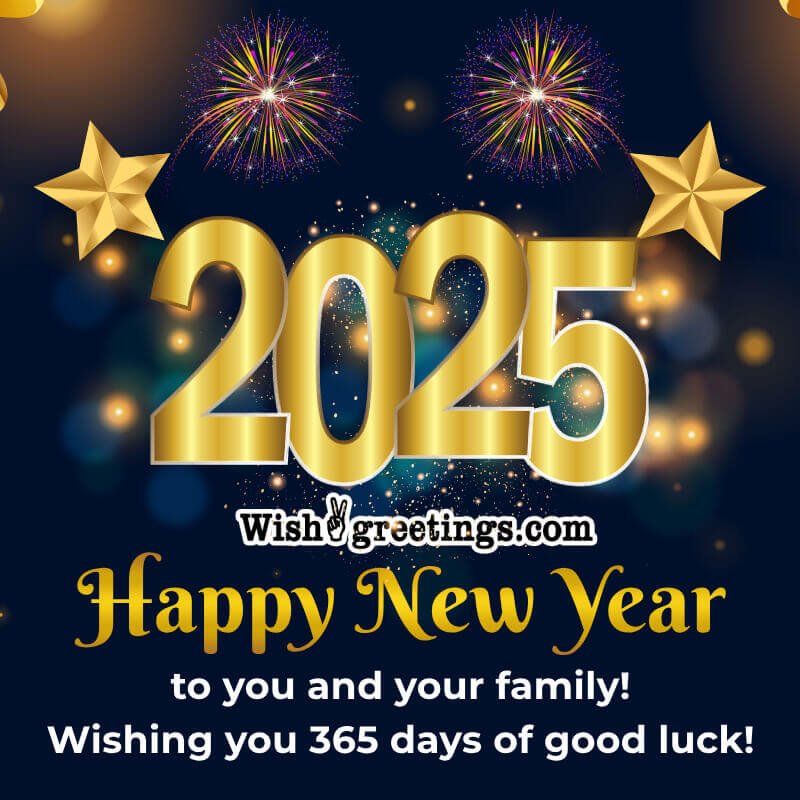 Happy New Year 2025 Greeting Image